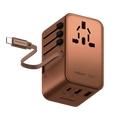 Momax World+ UA18 70W GaN 3-Port with Built-in USB-C Cable + AC Travel Adaptor - 4