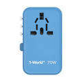 Momax World+ UA18 70W GaN 3-Port with Built-in USB-C Cable + AC Travel Adaptor - 2