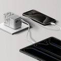 Momax World+ Flow 35W 4-Port with Built-in USB-C Cable + AC Travel Adaptor - 4