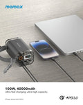 Momax iPower Stone Mini Outdoor Power Station 40000mAh 100W - 3