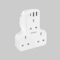 MOMAX ONEPLUG 3-Outlet T-shaped Extension Socket US6UK - 3