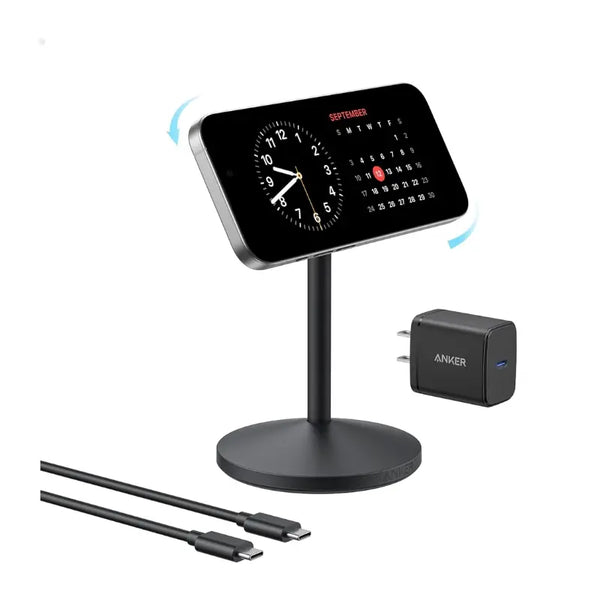 Anker MagGo Wireless Charger Single Stand 15W Qi2