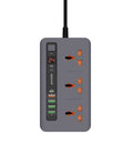 Porodo Multi-Port Power HUB 4 USB-A/USB-C Ultimate Home & Office Kit 2M - 5