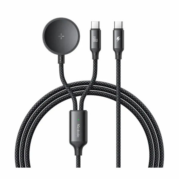 Mcdodo 2 in 1 60W USB-C Charger Cable 1.2m