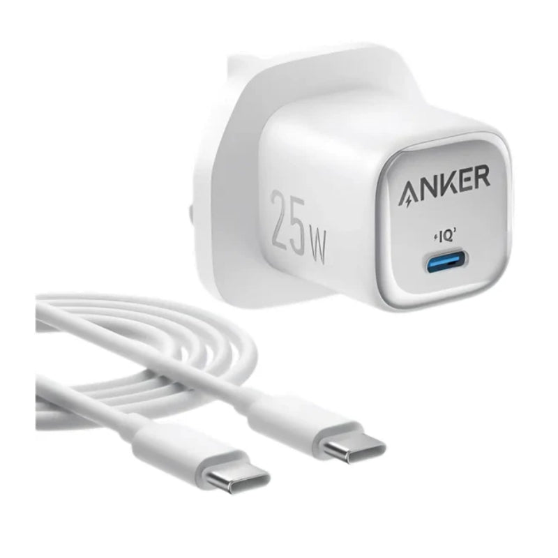 Anker Charger 25W Compact with 5ft USB-C Cable