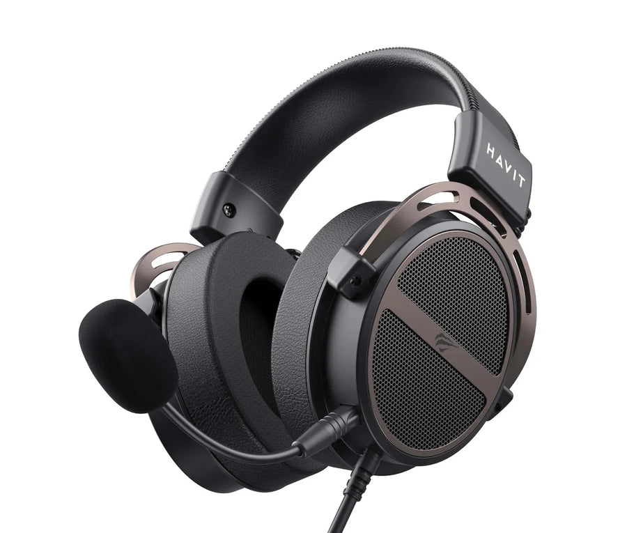 Havit H2030E Gaming Headphone Alloy Light weight 3.5 mm سماعة العاب