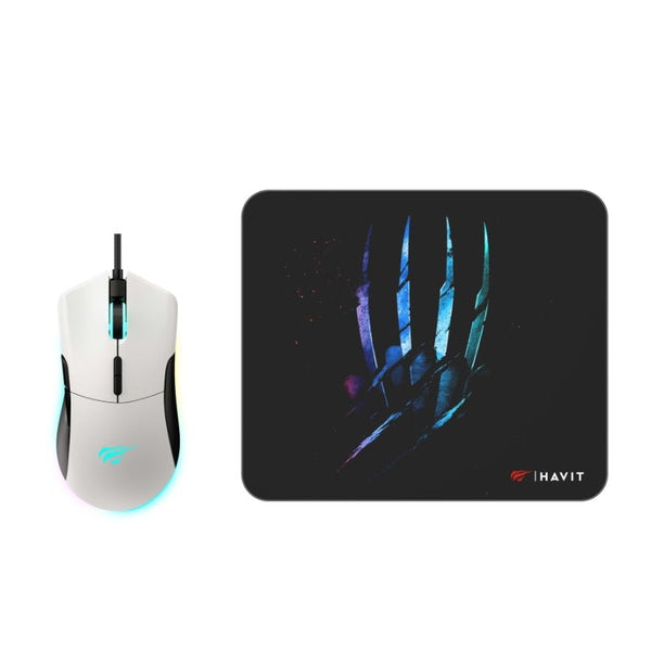 Havit MS1037CM Gaming mouse and mouse pad combo ماوس العاب مع ماوس باد