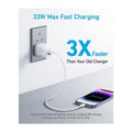 Anker 323 Charger 33W and C to L 3ft Cable - 2